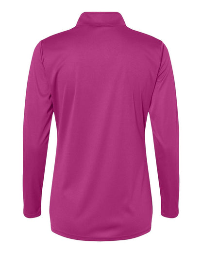 C2 Sport Women's Quarter-Zip Pullover 5602 #color_Hot Pink