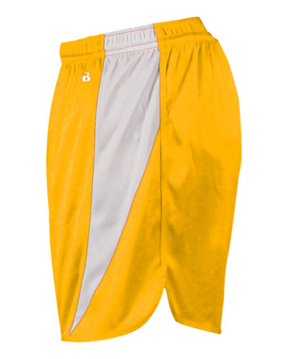 Alleson Athletic Youth Stride Shorts 2273 #color_Gold/ White