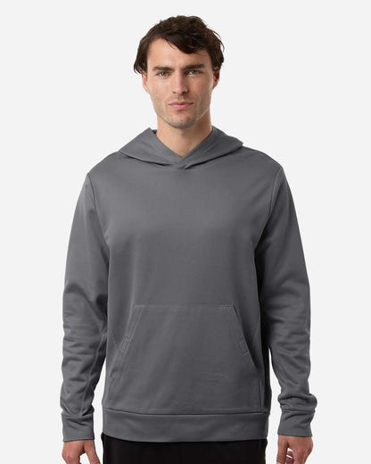 Team 365 Unisex Squad Hooded Tech Fleece Pullover TT400 #colormdl_Sport Graphite