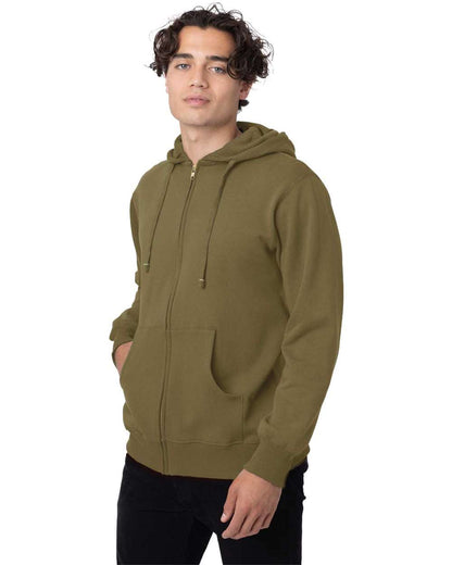 econscious Unisex Heritage Full-Zip Hooded Sweatshirt EC5650 #colormdl_Jungle