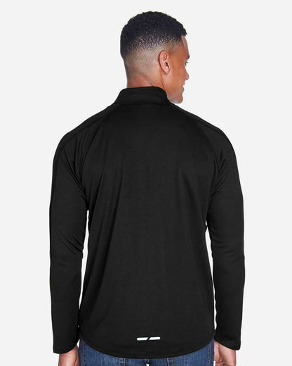 North End Men's Radar Performance Quarter-Zip Pullover 88187 #colormdl_Black