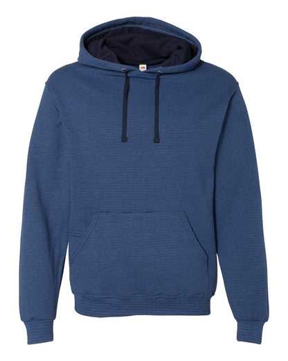 Fruit of the Loom Sofspun® Microstripe Hooded Sweatshirt SF77R #color_Denim Stripe