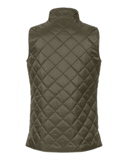 Weatherproof Women's Vintage Diamond Quilted Vest W207359 #color_Rosin