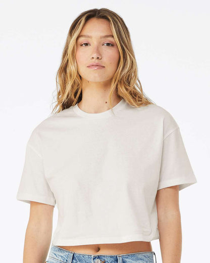 BELLA + CANVAS Women's Jersey Crop Tee 6482 #colormdl_Vintage White