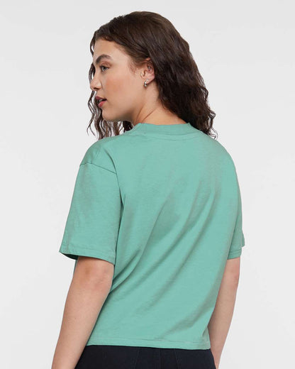 LAT Women's Boxy Tee 3518 #colormdl_Saltwater