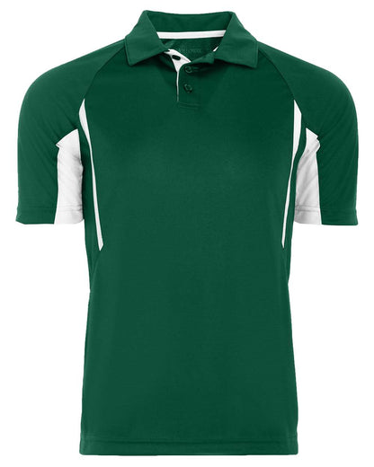 Holloway Men's Two-Tone Avenger Polo 222530 #color_Forest/ White