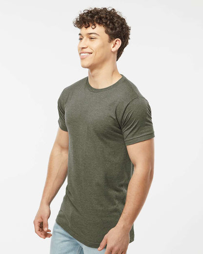 Tultex Men's Fine Jersey T-Shirt 202 #colormdl_Heather Military Green