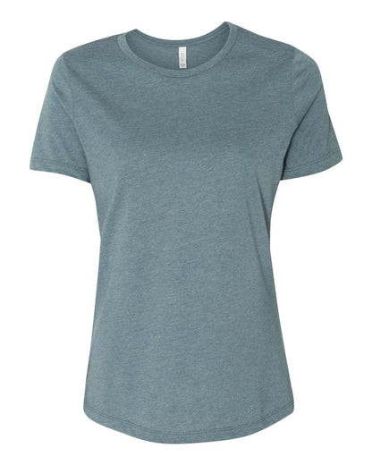 BELLA + CANVAS Women’s Relaxed Fit Heather CVC Tee 6400CVC #color_Heather Slate