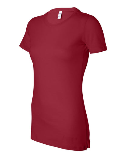 BELLA + CANVAS Women's Slim Fit Tee 6004 #color_Cardinal