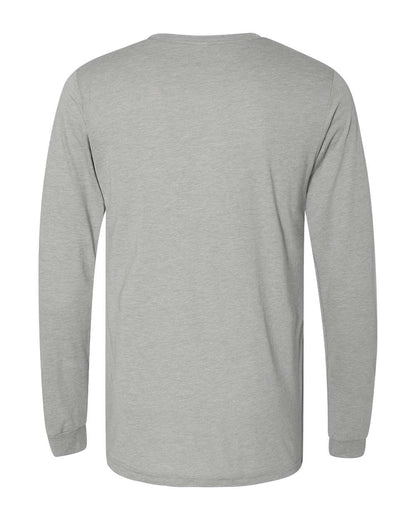 BELLA + CANVAS Triblend Long Sleeve Tee 3513 #color_Athletic Grey Triblend