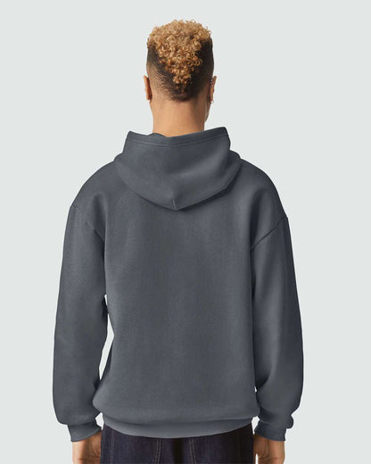 American Apparel Unisex ReFlex Fleece Hoodie Sweatshirt RF498 #colormdl_Asphalt