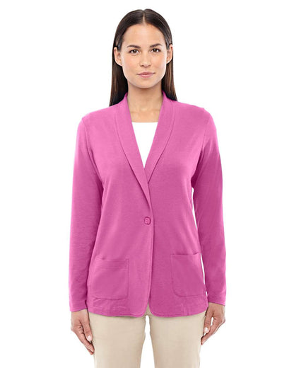 Devon & Jones Women's Perfect Fit™ Shawl Collar Cardigan DP462W #colormdl_Charity Pink