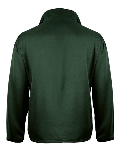 Badger Performance Fleece Quarter-Zip Pullover 1480 #color_Forest