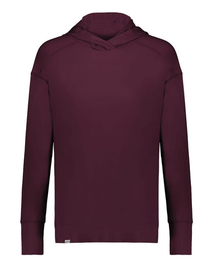Holloway Women's Eco Revive™ Ventura Soft Knit Hooded Sweatshirt 222798 #color_Maroon