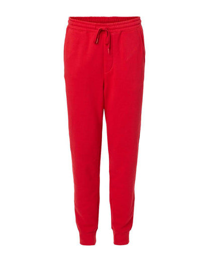 Independent Trading Co. Midweight Fleece Pants IND20PNT #color_Red