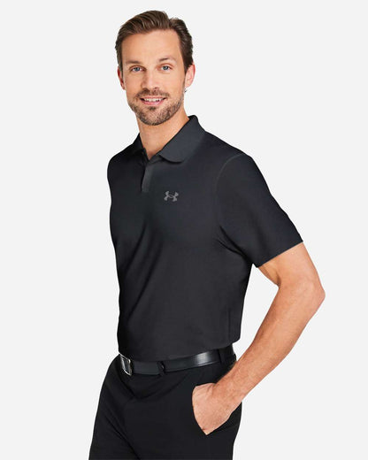 Under Armour Men's Performance 3.0 Golf Polo 1377374 #colormdl_Black/ PTC Grey