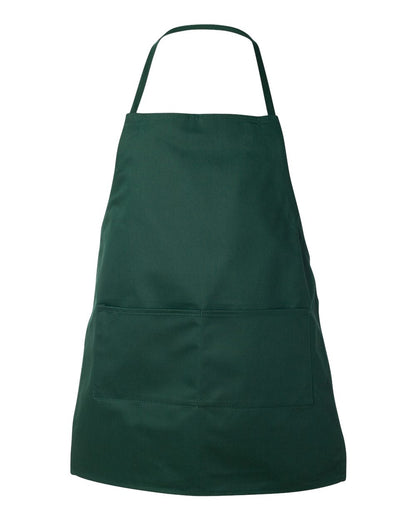 Liberty Bags Two-Pocket Butcher Apron 5502 #color_Forest