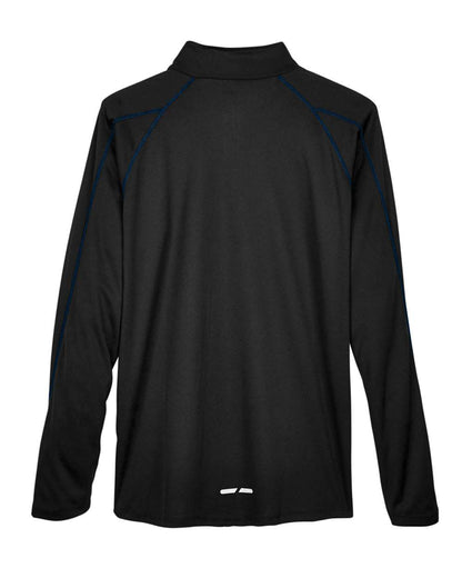 North End Men's Radar Performance Quarter-Zip Pullover 88187 #color_Black/ True Royal
