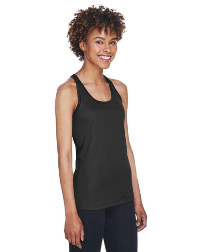 Team 365 Women's Zone Performance Racerback Tank TT11WRC #colormdl_Black