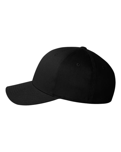 Flexfit V-Flexfit® Cotton Twill Cap 5001 #color_Black