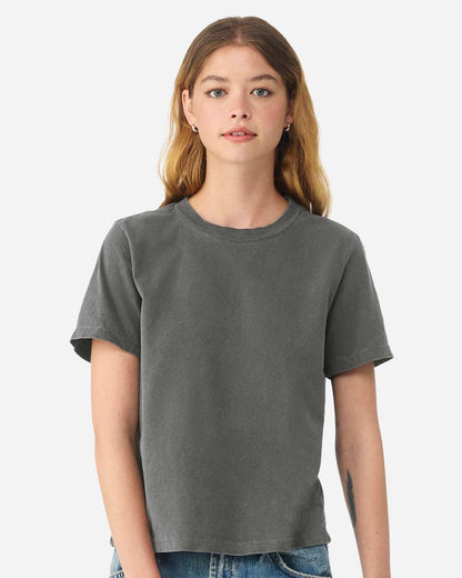 BELLA + CANVAS Women's Garment-Dyed Tee 6110GD #colormdl_Washed Charcoal