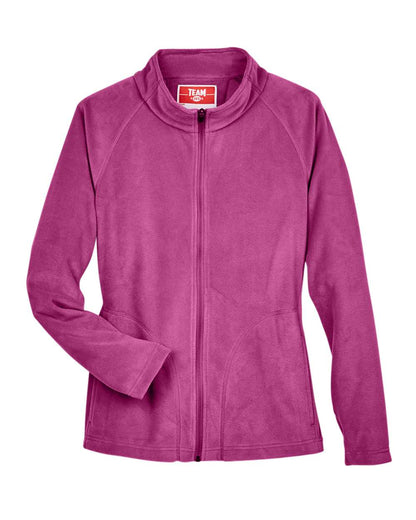 Team 365 Women's Campus Microfleece Jacket TT90W #color_Sport Charity Pink