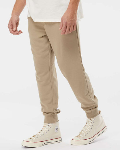 Independent Trading Co. Unisex Pigment-Dyed Fleece Sweatpants PRM50PTPD #colormdl_Pigment Sandstone