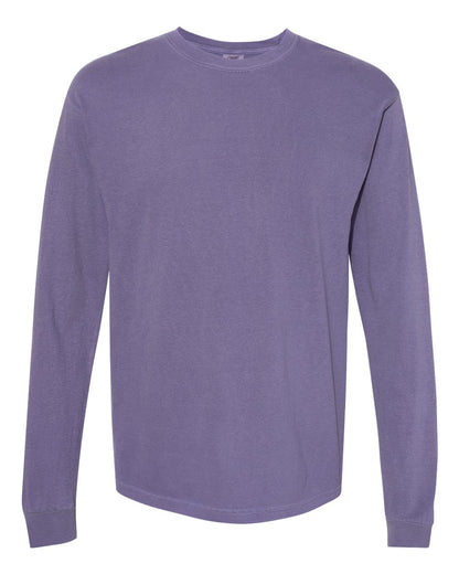 Comfort Colors Unisex Garment-Dyed Heavyweight Long Sleeve T-Shirt 6014 #color_Grape