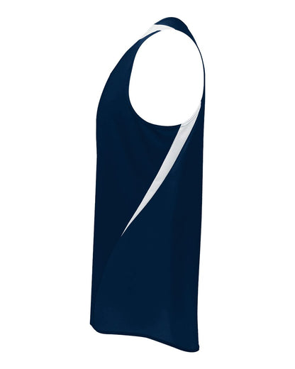 Holloway Unisex PR Max Track Jersey 221035 #color_Navy/ White