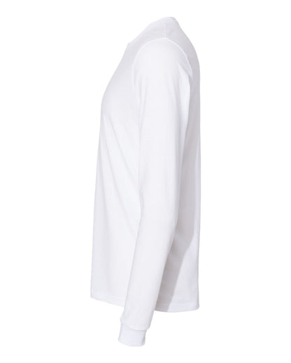 Next Level Sueded Long Sleeve T-Shirt 6411 #color_White