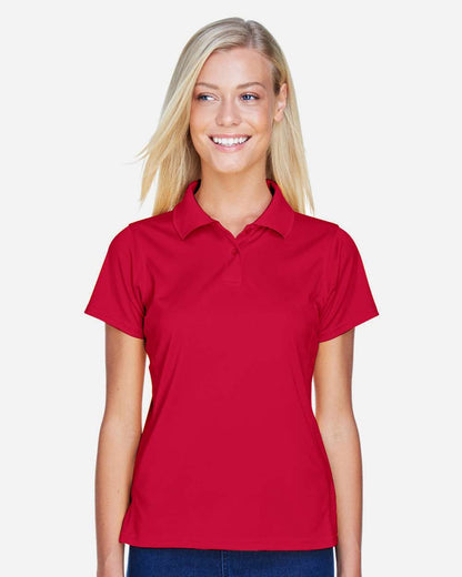 Harriton Women's Polyester Jersey Polo M315W #colormdl_Red