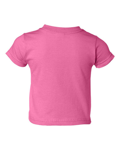 Rabbit Skins Toddler Cotton Jersey Tee 3301T #color_Raspberry