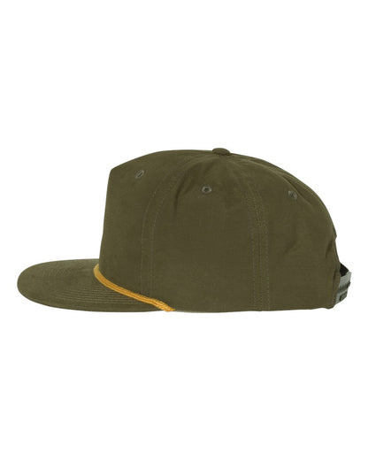Richardson Umpqua Snapback Cap 256 #color_Loden/ Amber Gold