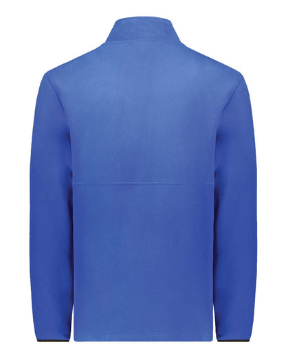 Augusta Sportswear Youth Eco Revive™ Polar Fleece Quarter-Zip Pullover 6856 #color_Royal