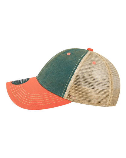 LEGACY Old Favorite Trucker Cap OFA #color_Marine Blue/ Coral