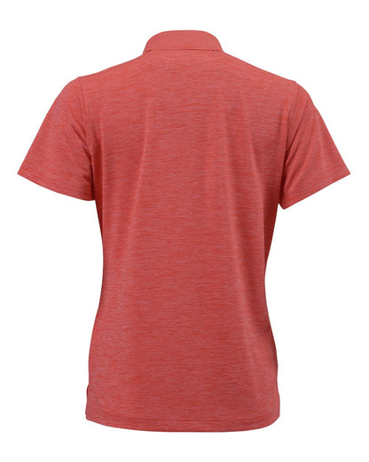 Paragon Women's Dakota Striated Heather Polo 131 #color_Melon Heather