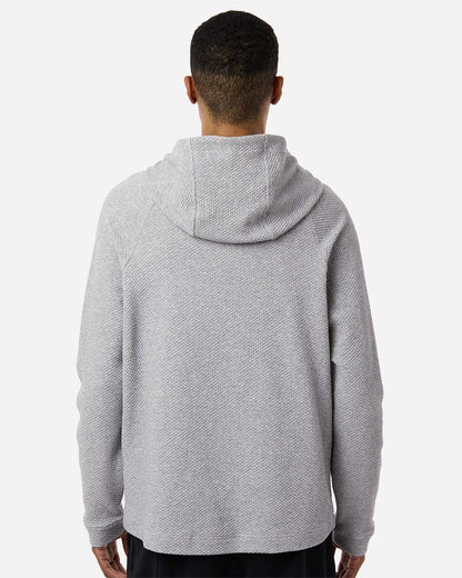 North End Men's Spirit Textured Hooded Pullover NE729 #colormdl_Platinum Heather