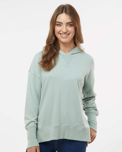 MV Sport Women's French Terry Hooded Sweatshirt W23720 #colormdl_Greenstone