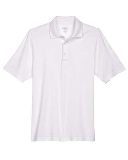 CORE365 Men's Tall Origin Performance Piqué Polo 88181T #color_White