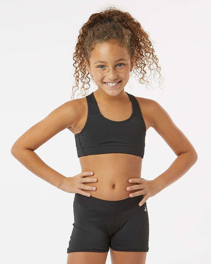 Badger Girls' B-Sport Bra Top 2636 #colormdl_Black