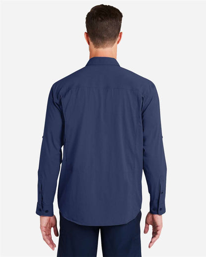 HUK Men's Creekbed Pocket Fishing Shirt H150184 #colormdl_Naval Academy
