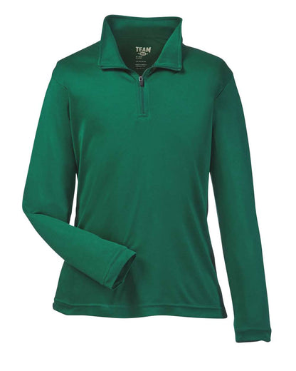 Team 365 Youth Zone Performance Quarter-Zip Pullover TT31Y #color_Sport Forest