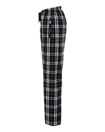 Boxercraft Women's Haley Flannel Pants BW6620 #color_Black/ White