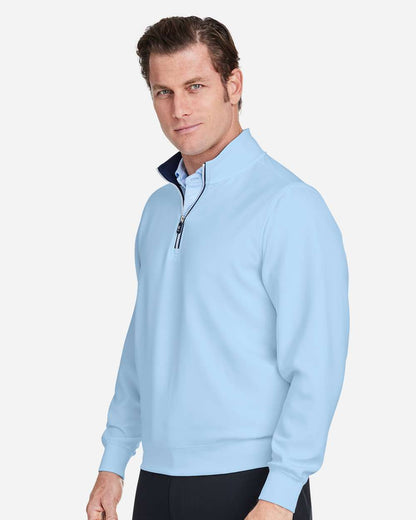 Fairway & Greene Men's Caves Tech Quarter-Zip Pullover C11512 #colormdl_Bluff
