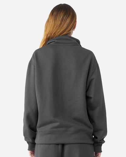 BELLA + CANVAS Unisex 10 oz Quarter-Zip Pullover Sweatshirt 4740 #colormdl_Asphalt