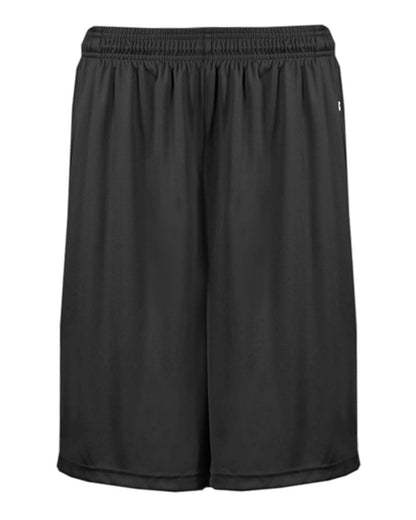 Badger Pocketed 7" Shorts 4127 #color_Black