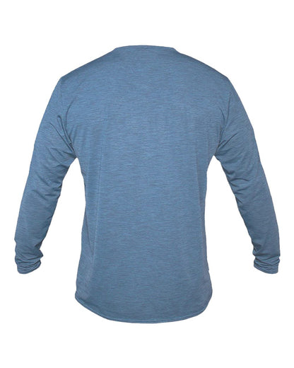 ANETIK Low Pro Tech Long Sleeve T-Shirt MVLPRL8 #color_Bahama Heathered