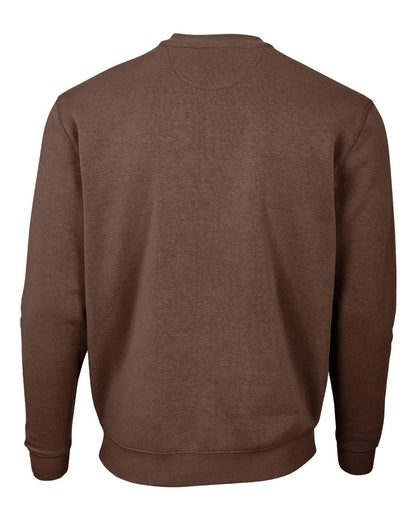 Boxercraft Men's Fleece Crewneck Sweatshirt BM5101 #color_Espresso