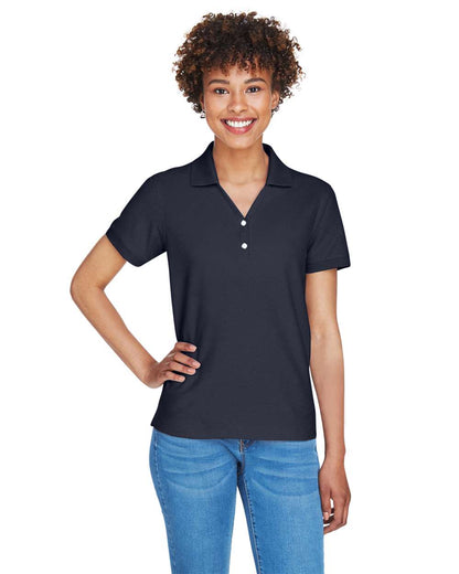 Devon & Jones Women's Pima Piqué Polo D100W #colormdl_Navy