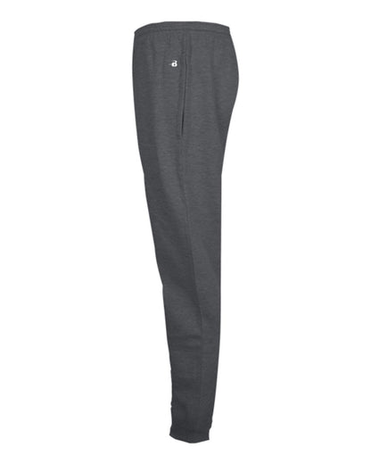 Badger Youth Athletic Fleece Joggers 2215 #color_Charcoal